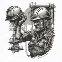 Civil Engineer tattoo design idea
