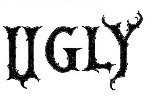 "Ugly" tattoo design idea