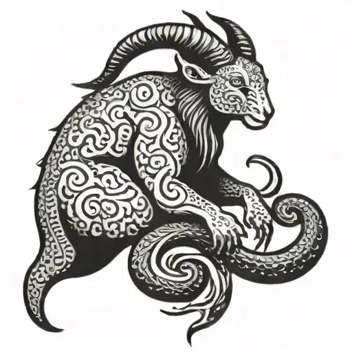 Cameron, Capricorn, Massachusetts tattoo design idea