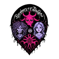 In memory of my daughter Kaylee and incorporating my daughters Cassandra and Ashley with protection symbols tattoo design idea