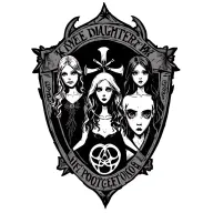 In memory of my daughter Kaylee and incorporating my daughters Cassandra and Ashley with protection symbols tattoo design idea