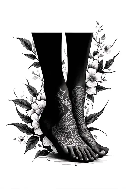 Qos Feet tattoo tattoo design idea