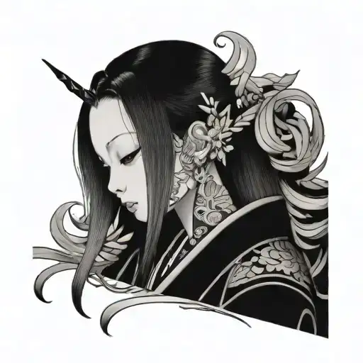 Kaguya Ototsuki tattoo design idea