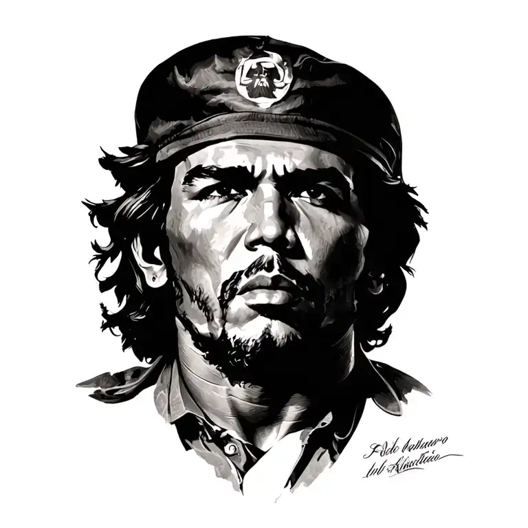 Che guevara tattoo design idea
