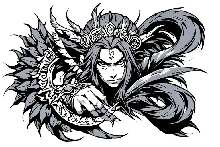 shaman king tattoo design idea