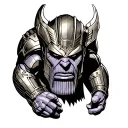 Thanos tattoo design idea