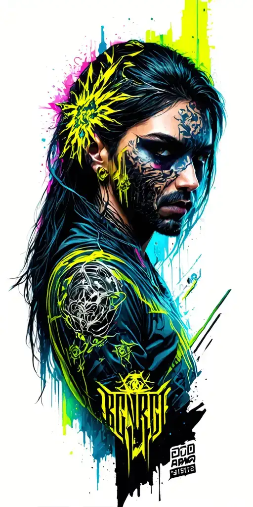 Cyberpunk 2077 Inspired tattoo design idea