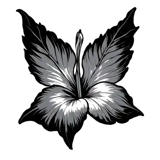 "Fortune favors the strong" Four petals clever tattoo design idea
