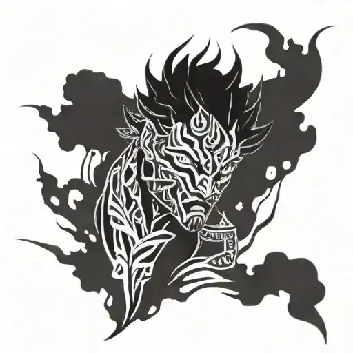 solo leveling sung jin woo tattoo design idea