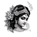 laxmi tattoo design idea