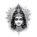 laxmi tattoo design idea