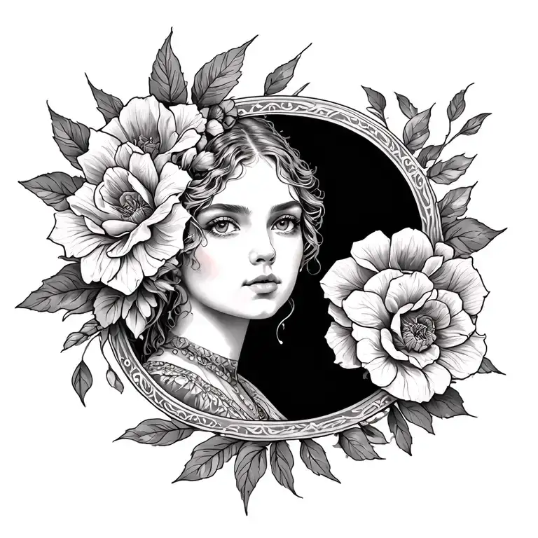 past present future tattoo design idea