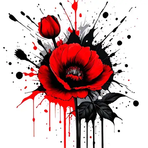 Opium tattoo design idea