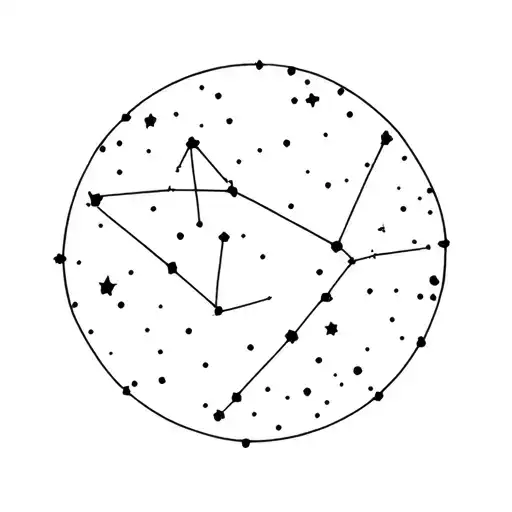 constellation Ursa Major tattoo design idea