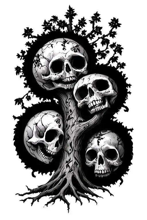 arbres 7 deadly sins tattoo design idea