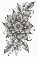 soleil, gratitude,love,spiritus,unalome tattoo design idea