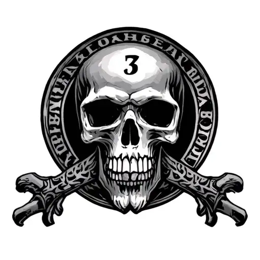 3 Percenter tattoo design idea