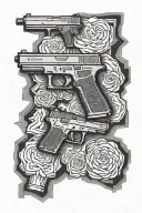 glock tattoo design idea