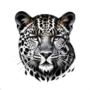 Leopard tattoo design idea