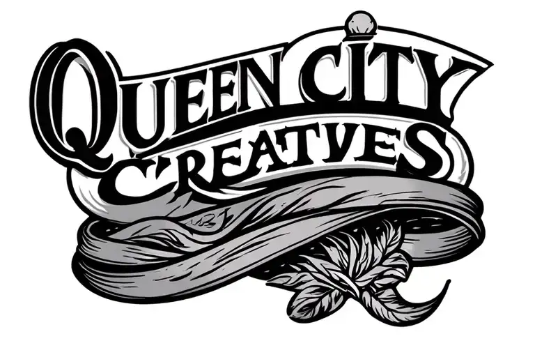 Queen City Creatives logo tattoo design idea