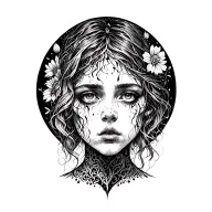 surviving depression alone tattoo design idea