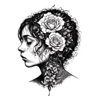 surviving depression alone tattoo design idea