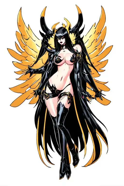 albedo overlord sexy tattoo design idea