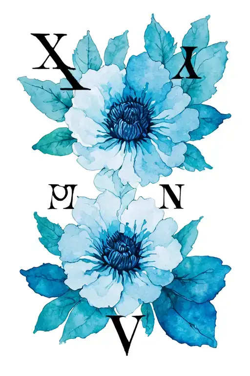 04 14 2017 roman numerals tattoo design idea