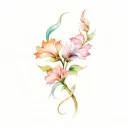 colon cancer, breast cancer, prostate cancer tattoo design idea