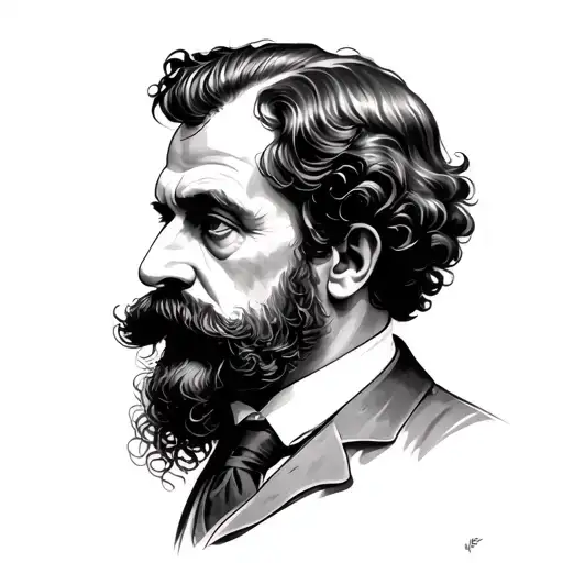 Nietzsche tattoo design idea