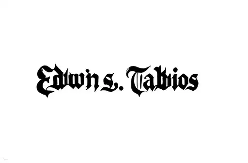 "Edwin S. Tabios" tattoo design idea
