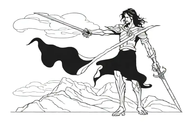 "I will protect myself, so that I may continue to protect others" stormlight archives kaladin tattoo design idea