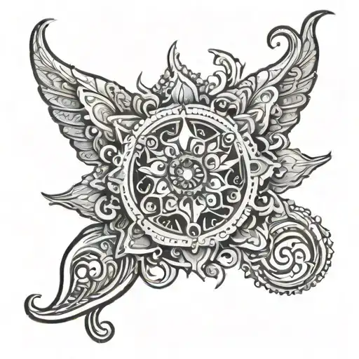 Raj tattoo design idea