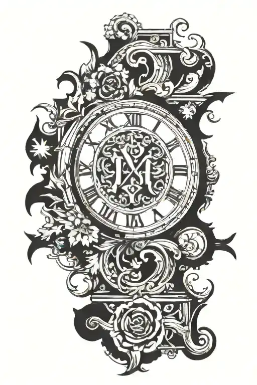 1978 roman numeral tattoo design idea