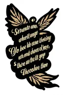 serenity prayer tattoo design idea