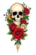 till death do us part tattoo design idea