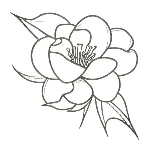 a hurt flower with a bandaid in it tattoo design idea