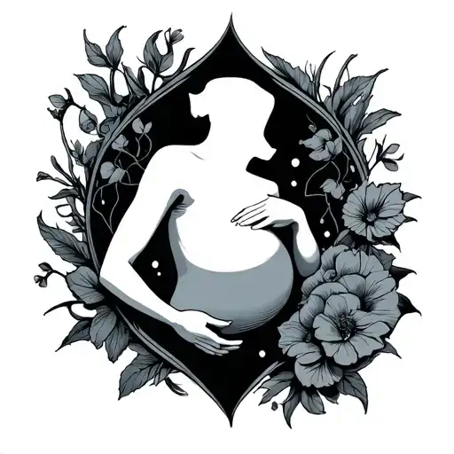 ectopic pregnancy tattoo design idea
