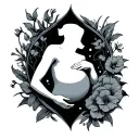 ectopic pregnancy tattoo design idea