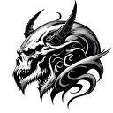 Diablo tattoo design idea