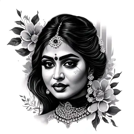 Rekha tattoo design idea