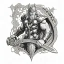 Thor tattoo design idea