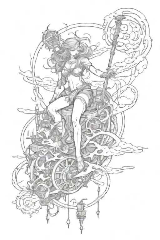 You are drowning in ruin Suspended without tomorrow I sat on the chariot of my death My whip is made of fire The roads a tattoo design idea