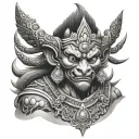 Asura tattoo design idea