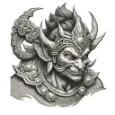 Asura tattoo design idea