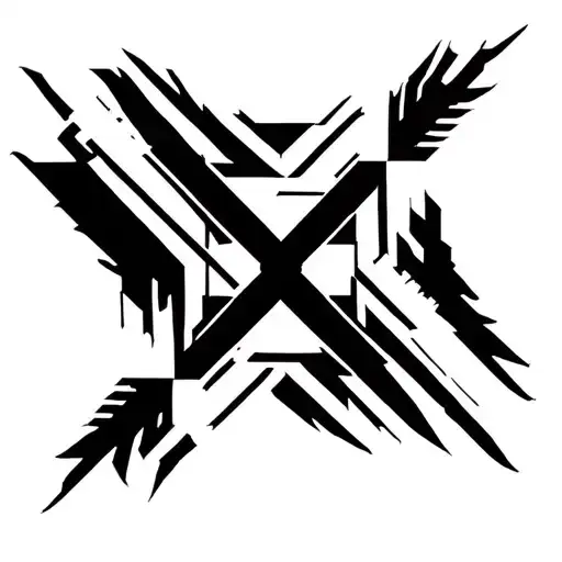 maltese cross tattoo design idea