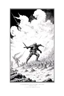 battle scene US special forces grim reaper tattoo design idea