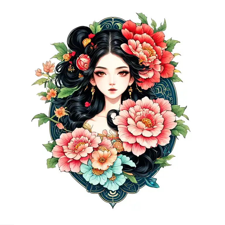 Gemini zodiac sign tattoo design idea