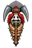 tomAhawk tattoo design idea