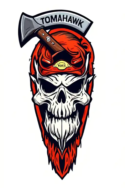 tomAhawk tattoo design idea